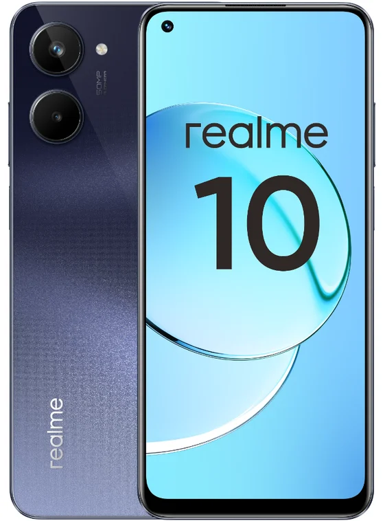 Смартфон Realme 10 8/128GB, Dual-nano SIM, Черный(Black)