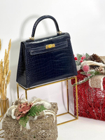 Сумка Hermes из кожи крокодила 25 см