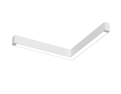 Трековый светильник-коннектор Magnetic SMART 220V 25mm GL1706 WH белый IP20 18W 4000K 120° 312*312*25