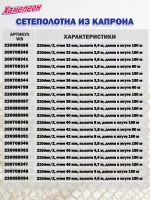 Сетеполотно капрон 210den/3, яч. 65 кукла