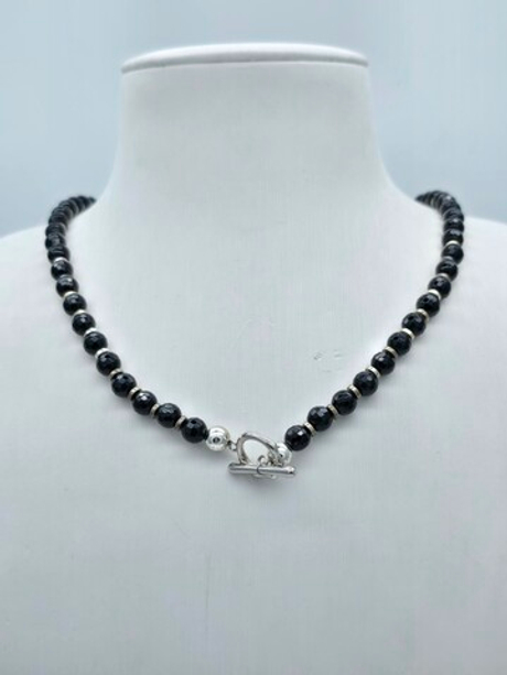 91004394 Колье Роман с камнем