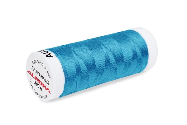 Нитки для креативных работ Aurora №120, 300 м, цв. PF372, 5 катушек