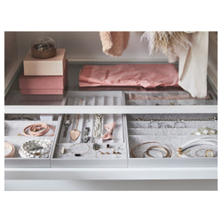 IKEA KOMPLEMENT  (ИКЕА КОМПЛЕМЕНТ)  -  Стеклянная полка - белый 50х58 см