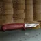 Нож Morakniv Basic 511 углеродистая сталь, пластиковая ручка (красная)