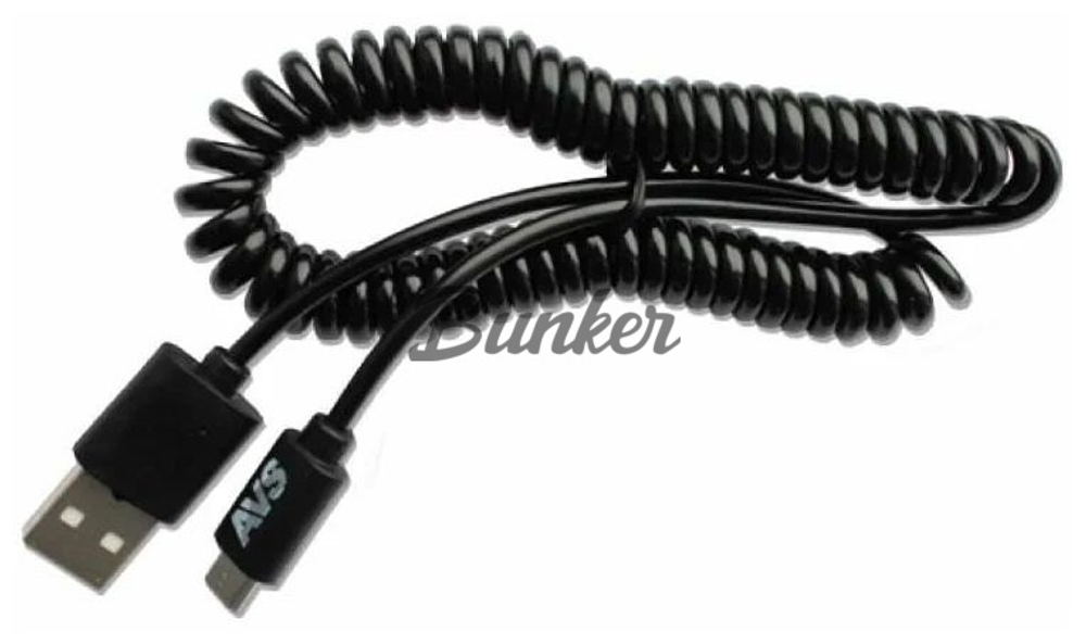 Кабель (MR-32) AVS micro-USB (2м), витой, (шт.)