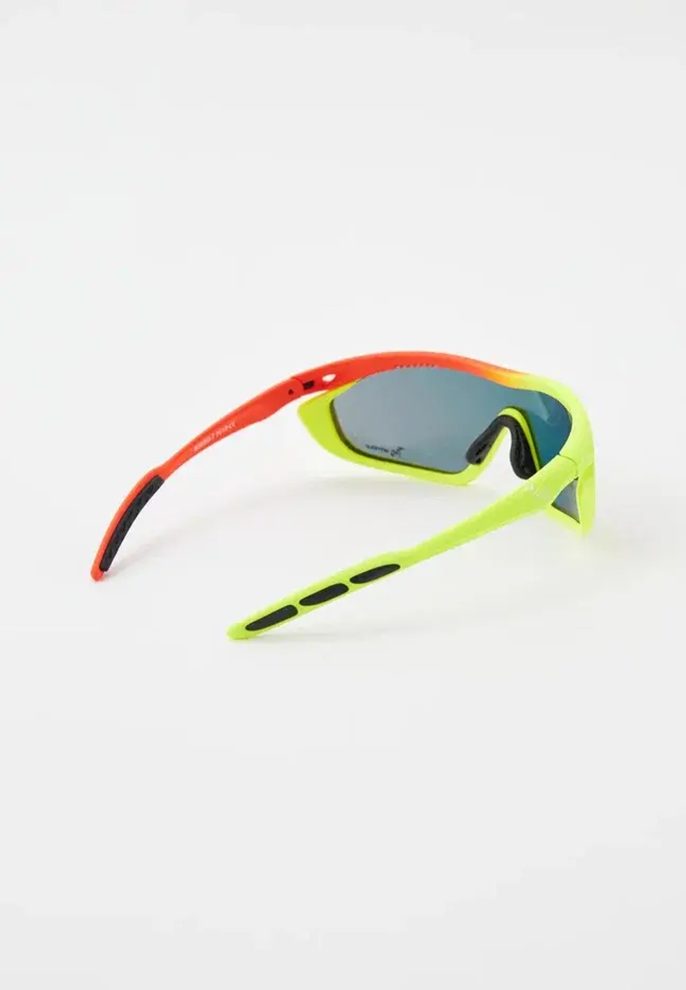 Спортивные очки с диоптриями 720armour Analog Pro / Matte Neon Yellow Green / Matte Neon Red Orange / Matte Neon Lime Green Gasket / Smoke Full Red Ti Lens