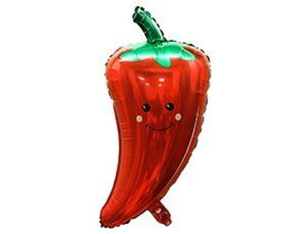 К ФИГУРА Перец Чили 26"/66см, шар фольга, 1 шт.