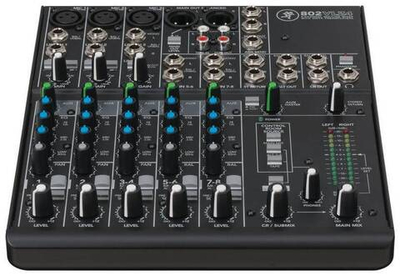 Mackie 802 VLZ 4 Микшер аналоговый компактный, 2 моно и 3 стерео канала, трехполосный эквалайзер, посыл на эффекты