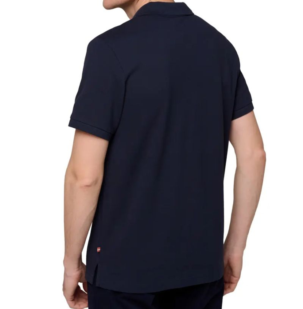 Мужское теннисное поло Roland Garros Basic Islande - navy
