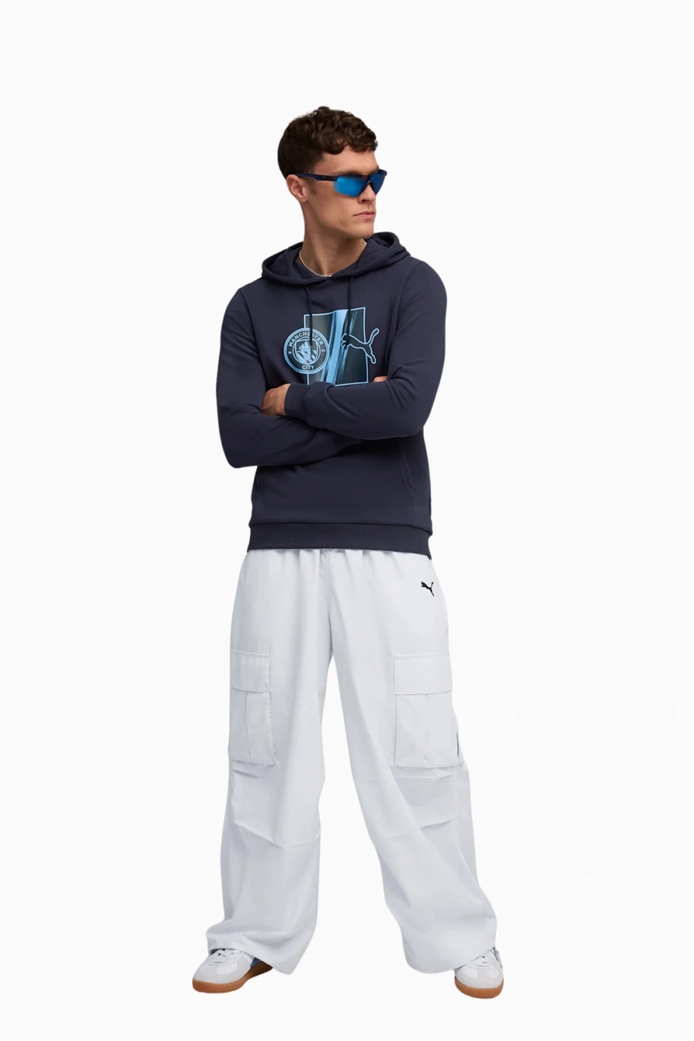 Кофта Puma Manchester City 25/26 ftblCulture - темно-синий