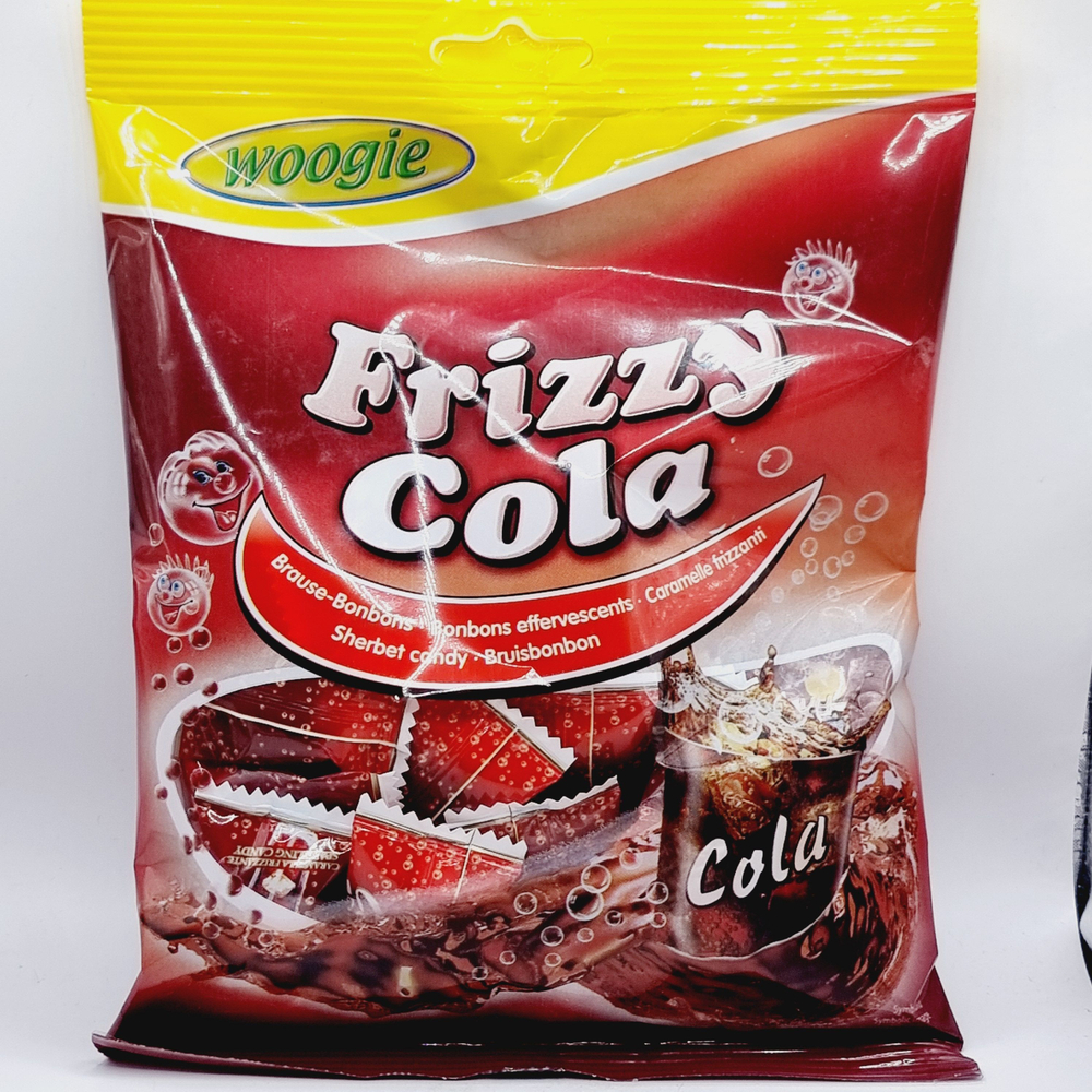 Woogie Конфеты шипучие Frizzy Cola со вкусом колы, 170 г (Австрия)