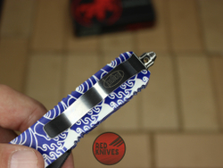 Нож Microtech UTX-85 T/E , клинок танто - восточные рисунки + запчасти RK-403