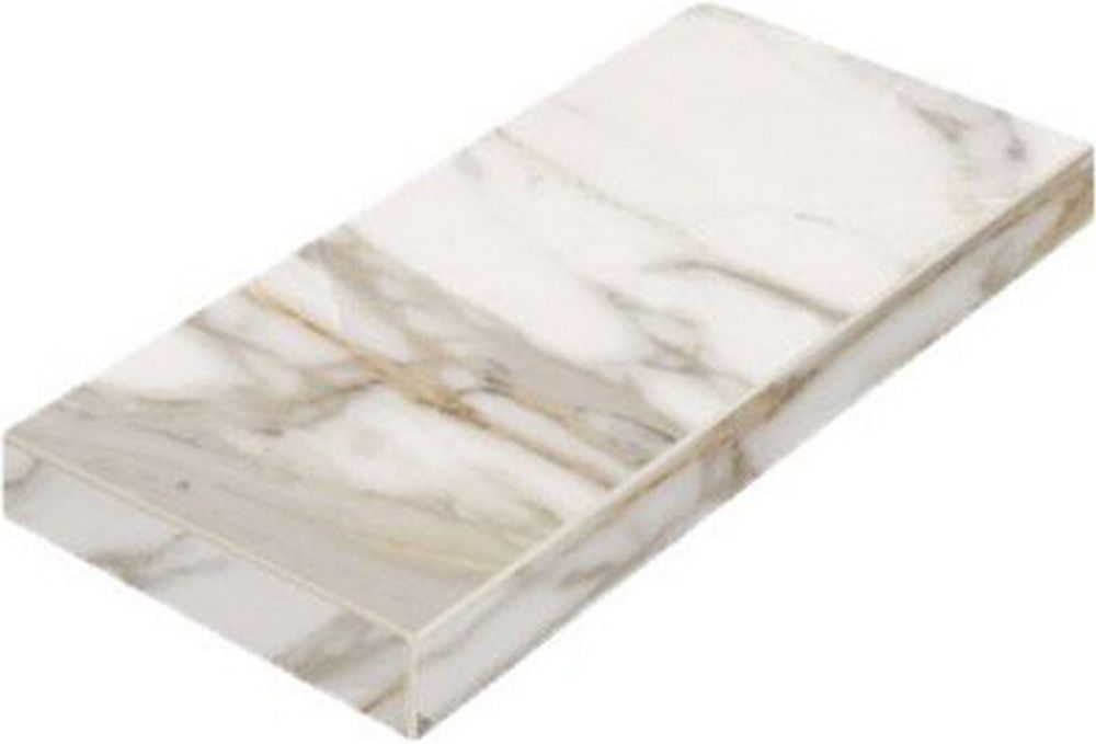 Ступень Charme Evo Calacatta Scalino Sx Nat (Угл Левая) 33x60