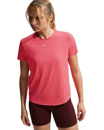 Женская теннисная футболка Nike Dri-Fit One Classic - sea coral/white