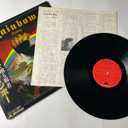 Винтажная виниловая пластинка LP Blackmore's Rainbow, Rainbow Rising (Japan 1982) (Obi) A Light In The Black