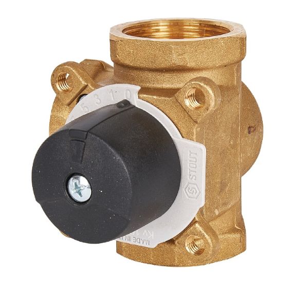 Клапан смесительный 3-х ходовой STOUT ВР 1 1/4" KVs 15 31532