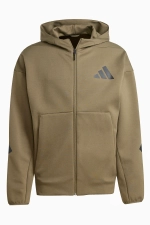 Кофта adidas Z.N.E. Full-Zip - зеленый