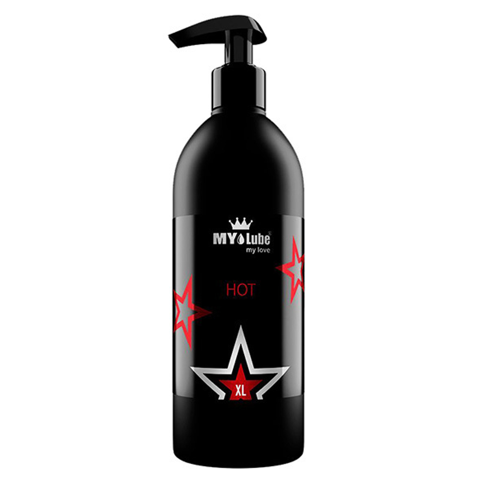 Разогревающий лубрикант на водной основе MyLube Hot XL 500мл