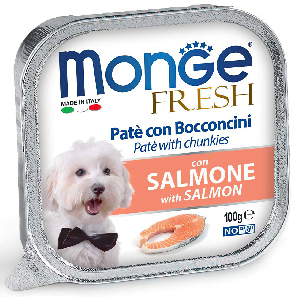 Monge Влажный корм Dog Fresh для собак, с лососем, консервы 100 г