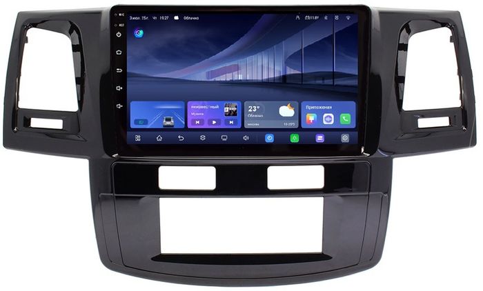 Магнитола для Toyota HiLux 2011-2015 - Kuberg QLed, Android 14, TS105, Быстрейшая, CarPlay, SIM-слот