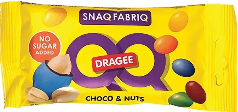 Драже Snaq Fabriq Арахис с молочным шок с разноцветной глазурью 40г, шт