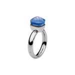 Кольцо Qudo Firenze Light Sapphire 17.2 мм 611005 BL/S размер 17,2