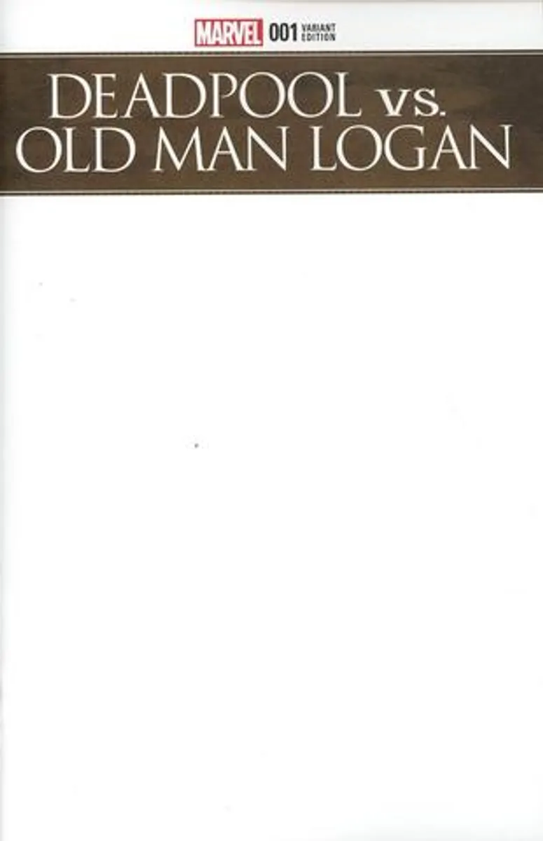 Deadpool vs Old Man Logan #1 (Blank Cover)