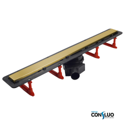 Душевой лоток Pestan Confluo Frameless Line 850 Gold