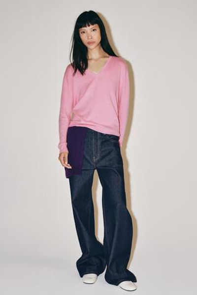 СВИТЕР ИЗ 100% ШЕРСТИ С V-ОБРАЗНЫМ ВЫРЕЗОМ — ZARA