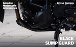 Алюминиевая защита картера Royal Enfield, черного цвета, арт. KXA00491