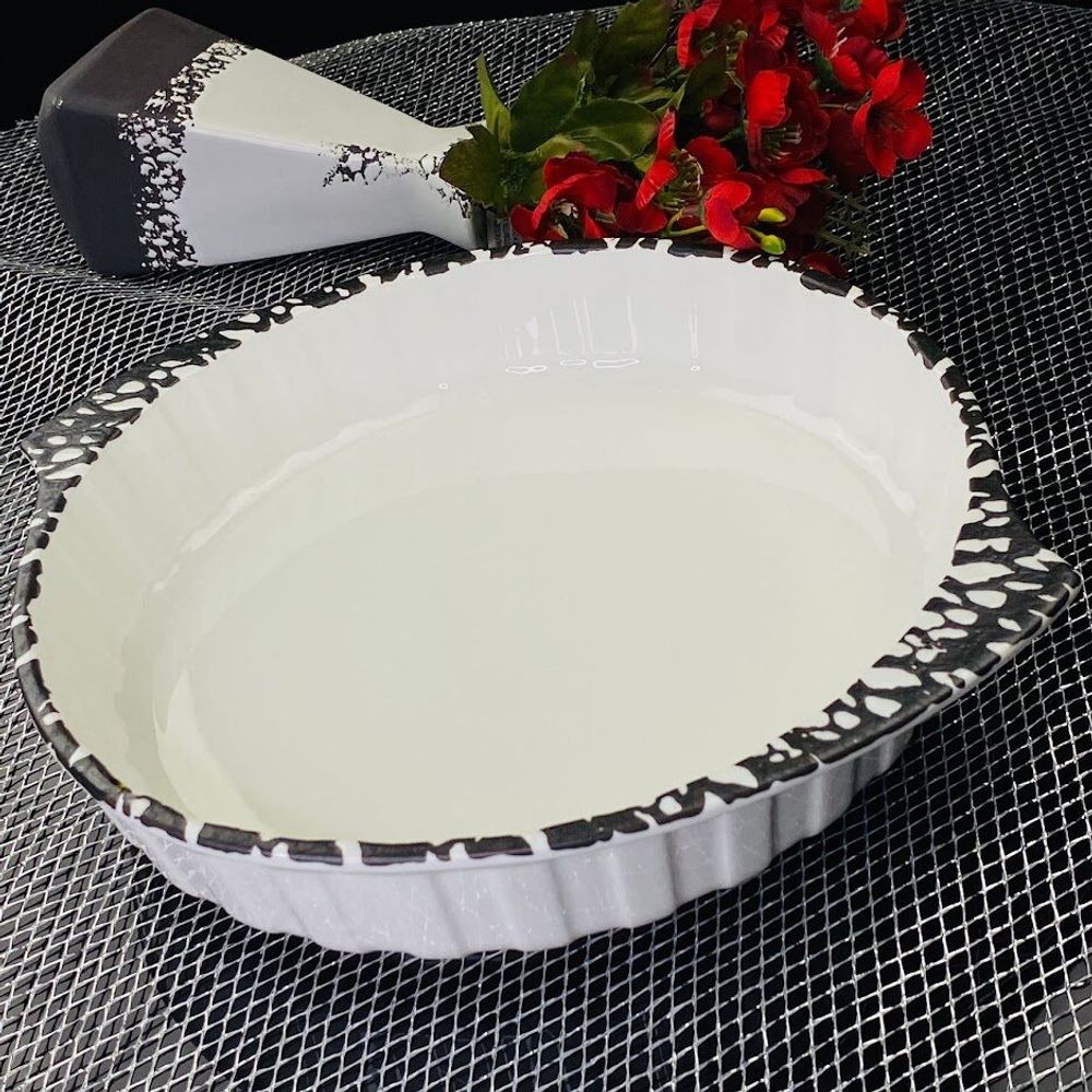 Lenardi 142-104 Круглое блюдо для запекания 28см в под.уп.(х16)Фарфор