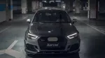 Карбоновая губа переднего бампера для AUDI RS3 2018-2020 B9 Ауди аэродинамический обвес