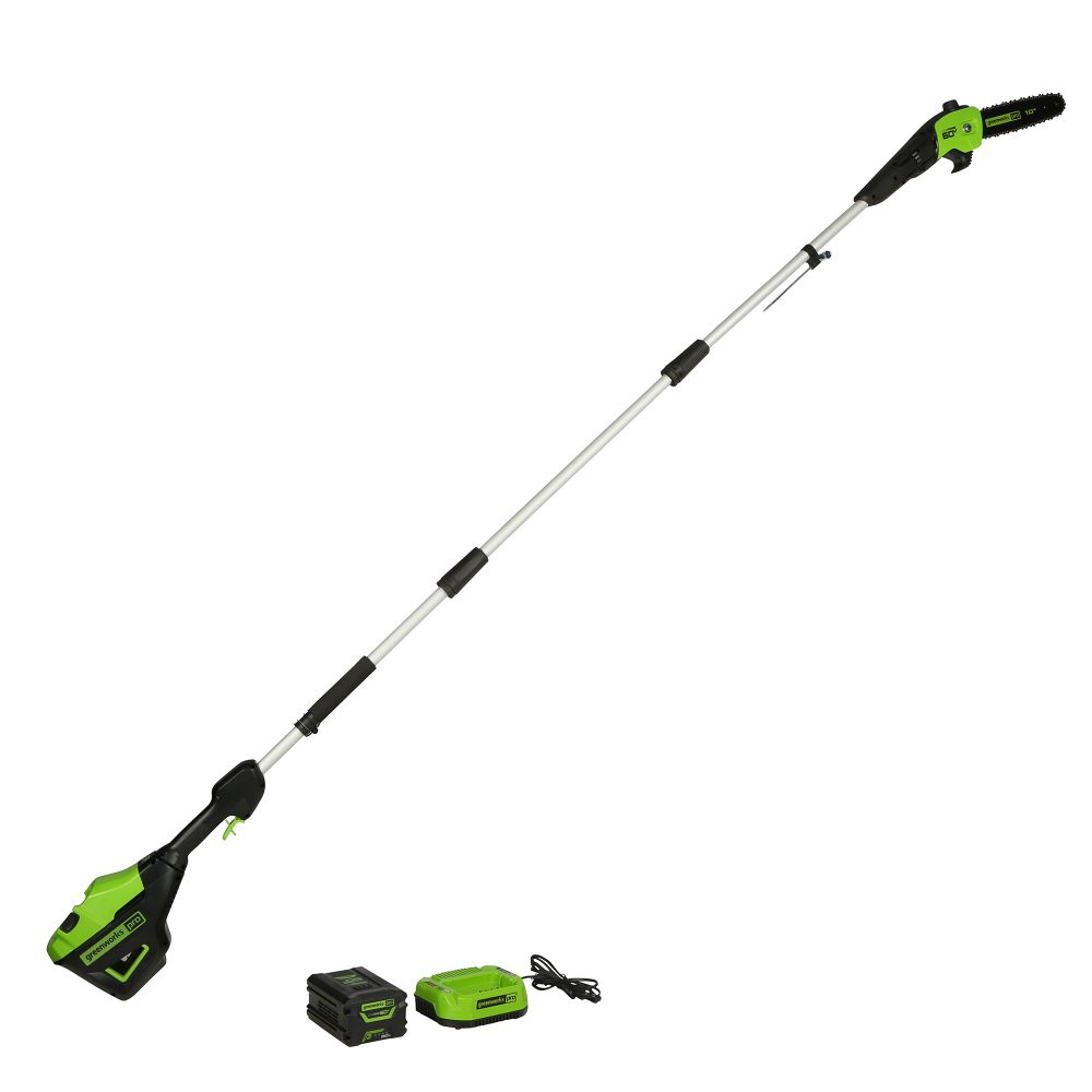 Высоторез/Сучкорез аккумуляторный Greenworks GD60PS25, 60V, 25 см, бесщеточный без АКБ и ЗУ (1402107) Высоторез/Сучкорез аккумуляторный Greenworks GD60PS25, 60V, 25 см, бесщеточный без АКБ и ЗУ (1402107)