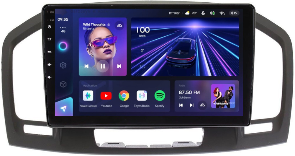 Магнитола для Opel Insignia 2009-2013 (взамен CD300 и CD400) - Teyes CC3 Android 10, Быстрая, CarPlay, SIM-слот