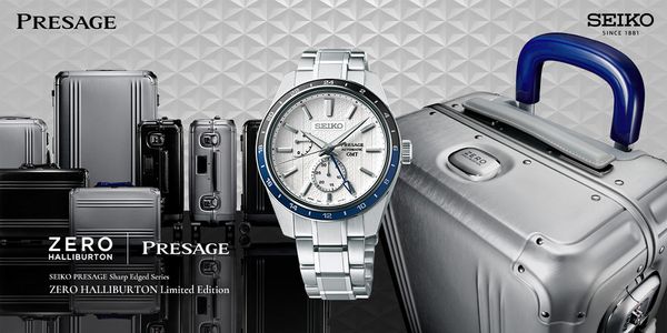 ZERO HALLIBURTON лимитированная серия SEIKO PRESAGE Sharp Edged Series ZERO HALLIBURTON лимитированная серия SEIKO PRESAGE Sharp Edged Series