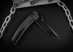 Складной нож SRM 9211-GB Satin сталь 8Cr13MOV рукоять Black G10