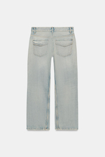УКОРОЧЕННЫЕ ДЖИНСЫ TRF С РАЗРЕЗАМИ — ZARA