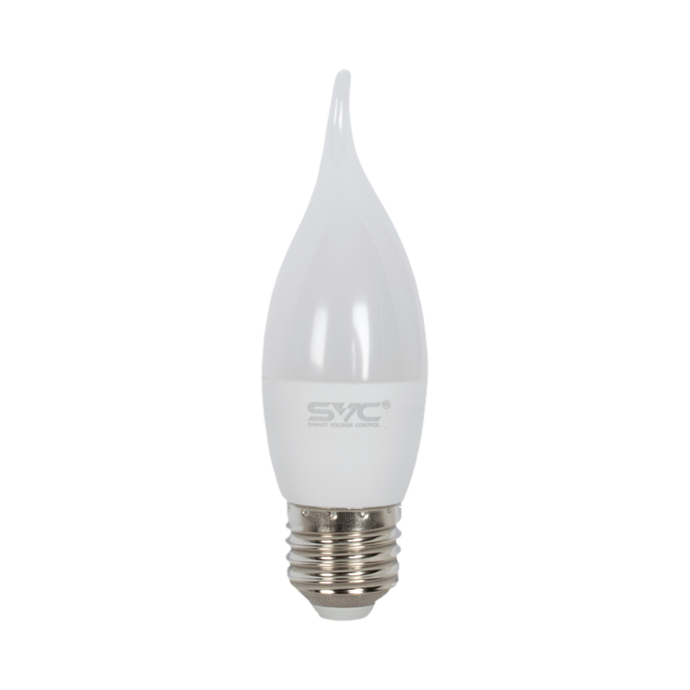 Лампа светодиодная SVC LED CB35-9W-E27-3000K Свеча на ветру Тёплый