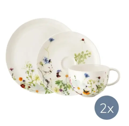 Rosenthal Набор для завтрака Spring Garden с чашкой XL на 2 персоны 4012438564005 + 4012438564289 + 4012438564272