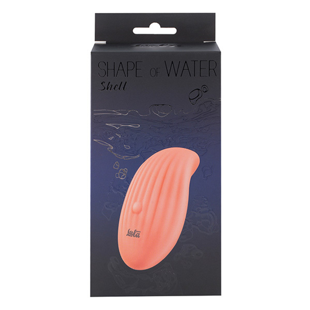 Мини вибратор 9см Lola Games Shape of water Shell 8681-00Lola