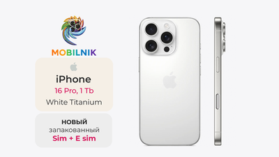 Apple iPhone 16 Pro 1ТБ White Titanium (Без RuStore)