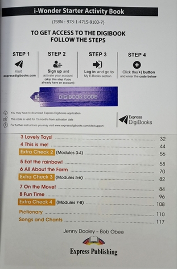 i-WONDER STARTER  ACTIVITY BOOK (WITH DIGIBOOKS APP.) (INTERNATIONAL)