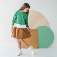 Платье "Мятный трюфель" подростковое