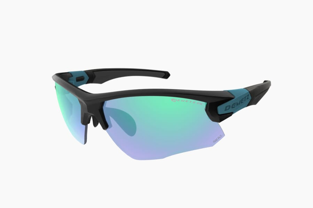 Спортивные очки Demetz Pulsa 2 / Black Green / Purple Photochromic / Green
