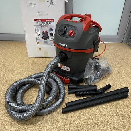 Пылесос профессиональный строительный Starmix uClean ARDL-1420 EHP, 1,4 кВт, 20 л, класс L, функция синхронизации работы с электроинструментом, система виброочистки фильтра, для сухой и влажной уборки 020198