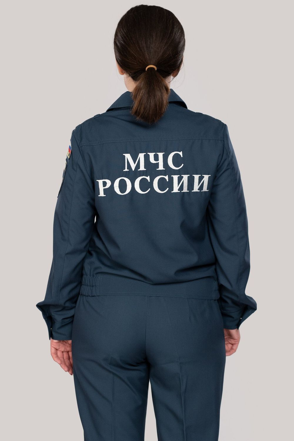 Костюм летний женский МЧС (Патруль-240, серо-синий)