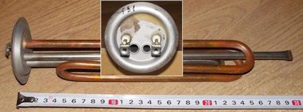 Нагревательный элемент (ТЭН) для водонагревателя 2000W - RF 72mm
