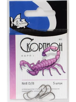 Крючки "Карп I" (Скорпион) №8