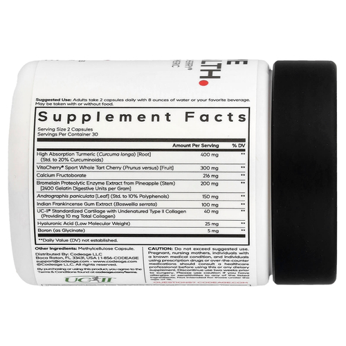 Codeage, Supreme Joint Health, 60 растительных капсул