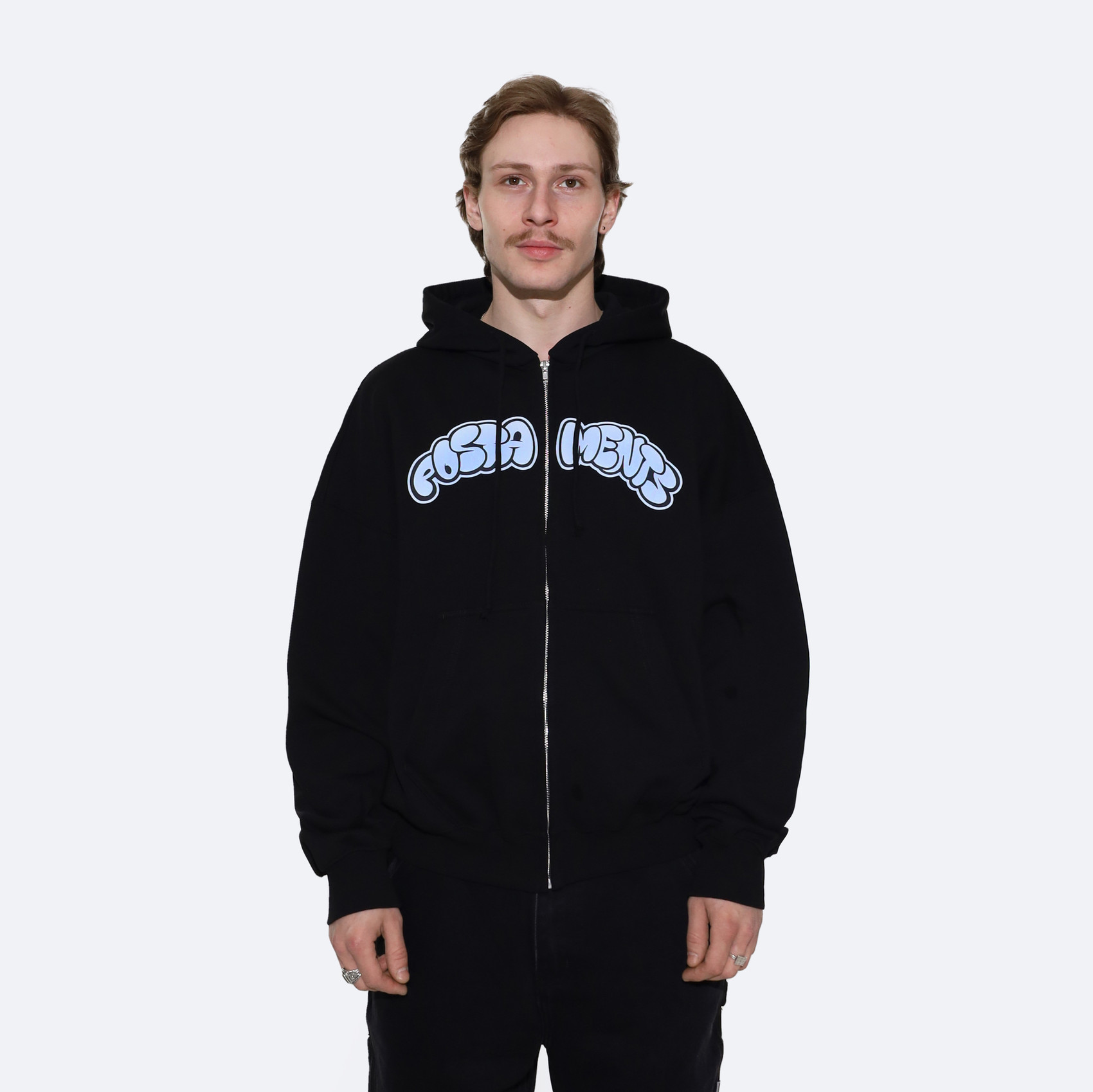 Худи Postaments Bubbles Logo Zip (black) артикул: - купить в магазине Дайс